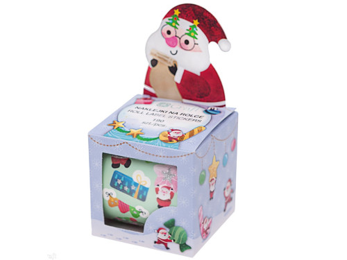 Roll label stickers, Santa Claus - DpCraft - 190 pcs.