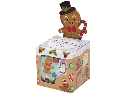 Roll label stickers, Gingerbread - DpCraft - 190 pcs.