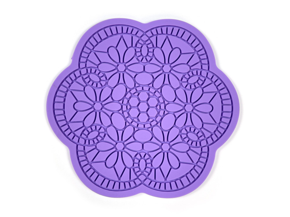 Forma silikonowa do odlewów - Pentart - Mandala kwiatowa