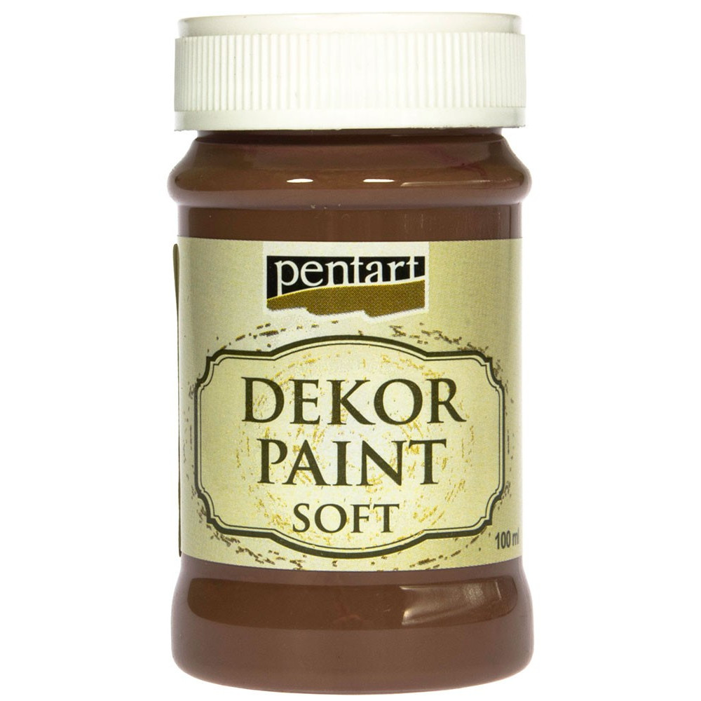 Chalk paint - Pentart - brown, 100 ml