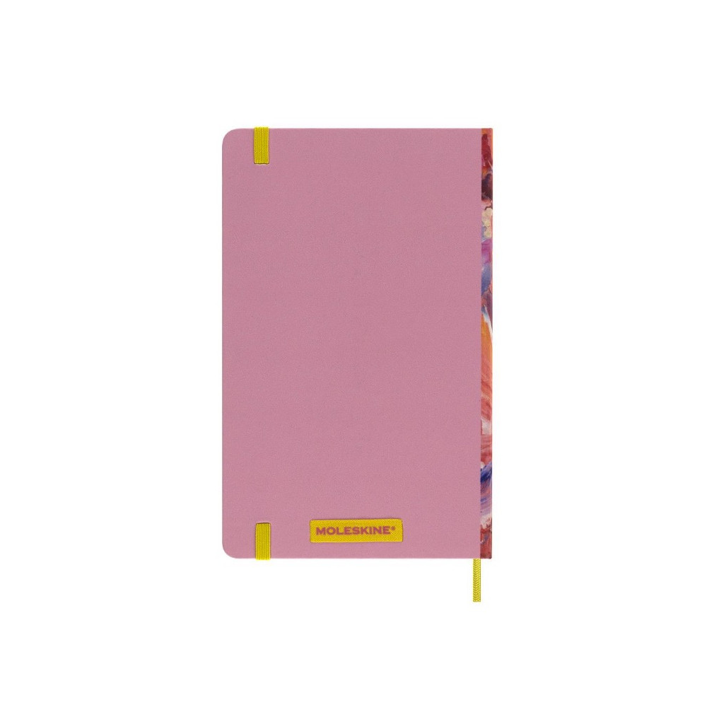 Notatnik Rok Królika - Moleskine - w linie, Pink, twarda okładka, L