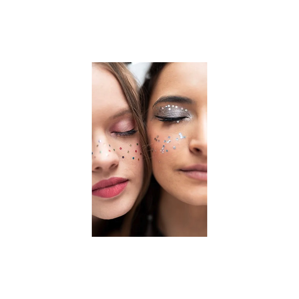Face and body make-up glitter - multicolor, 3 g