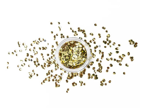 Face and body make-up glitter - gold, 3 g