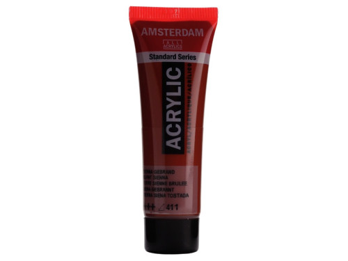 Acrylic paint in tube - Amsterdam - Burnt Sienna, 20 ml