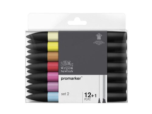 Promarker Set 2 - Winsor & Newton - 12 + 1 pc.