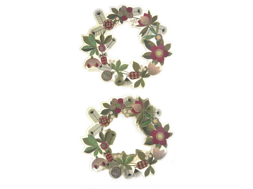 Naklejki 3D, Christmas Rocks! - Paper Poetry - Helleborus, 2 szt.