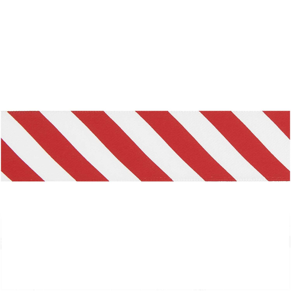 Wstążka poliestrowa, Paski - Paper Poetry - biało-czerwona, 2,5 cm x 3 m