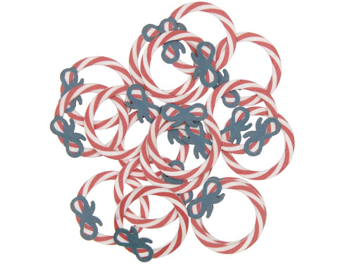 Wooden confetti Wreaths - Rico Design - 24 pcs.