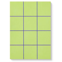 Undated Weekly Planner A5 - mishmash - Solid Lime, 100 g/m2