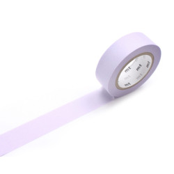 Taśma papierowa washi - MT Masking Tape - Pastel Lavender, 7 m