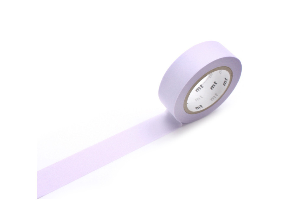 Taśma papierowa washi - MT Masking Tape - Pastel Lavender, 7 m