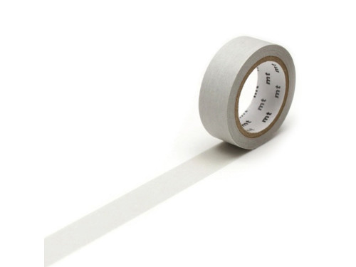 Taśma papierowa washi - MT Masking Tape - Pastel Pearlgray, 7 m