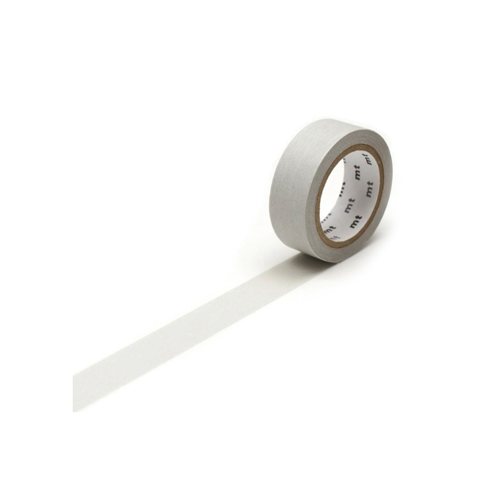 Taśma papierowa washi - MT Masking Tape - Pastel Pearlgray, 7 m