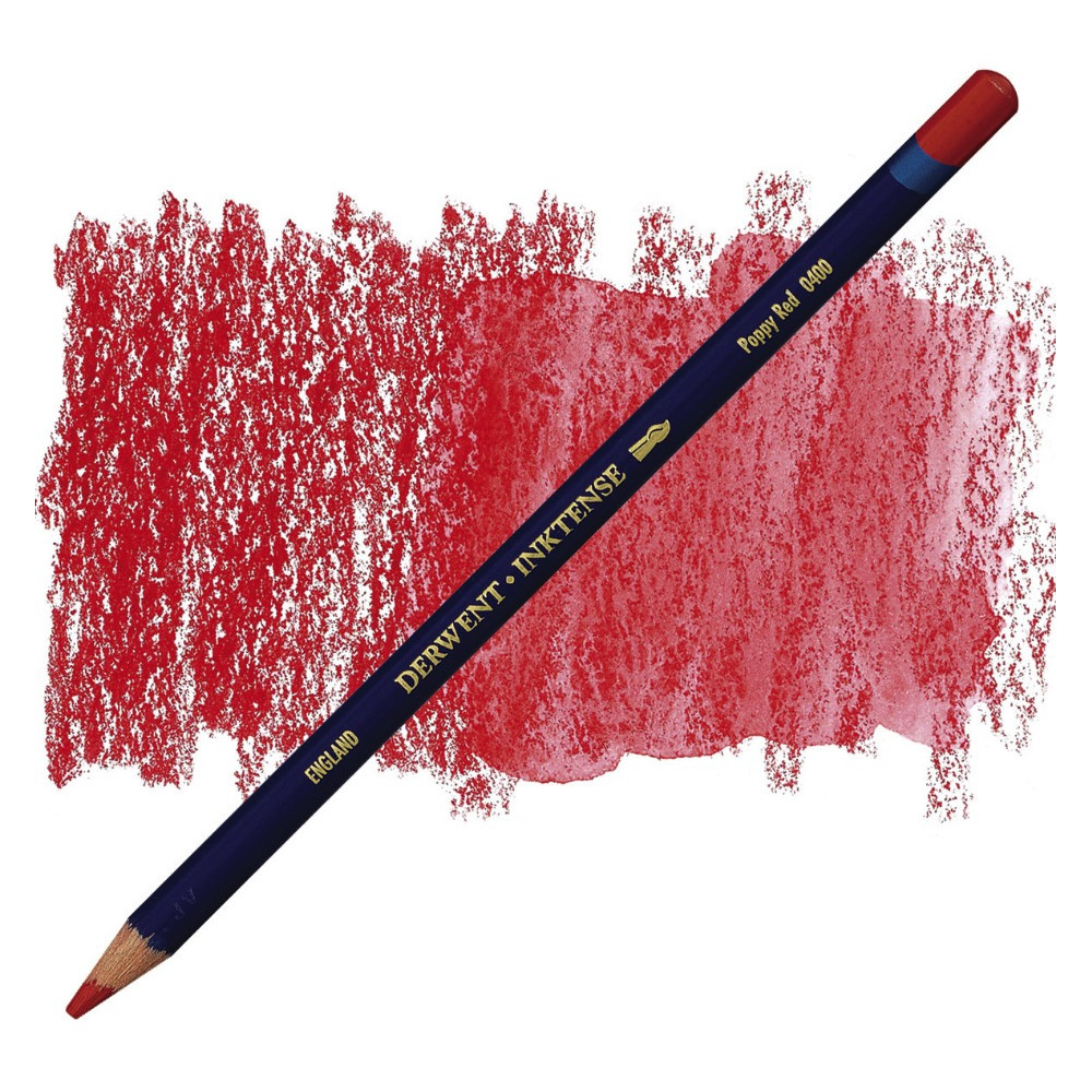Inktense pencil - Derwent - 0400, Poppy Red