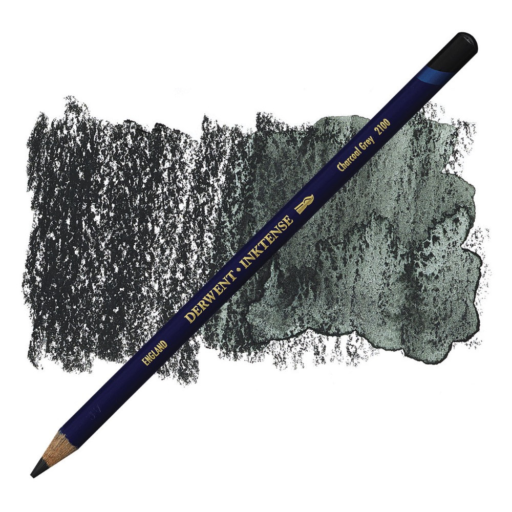 Inktense pencil - Derwent - 2100, Charcoal Grey