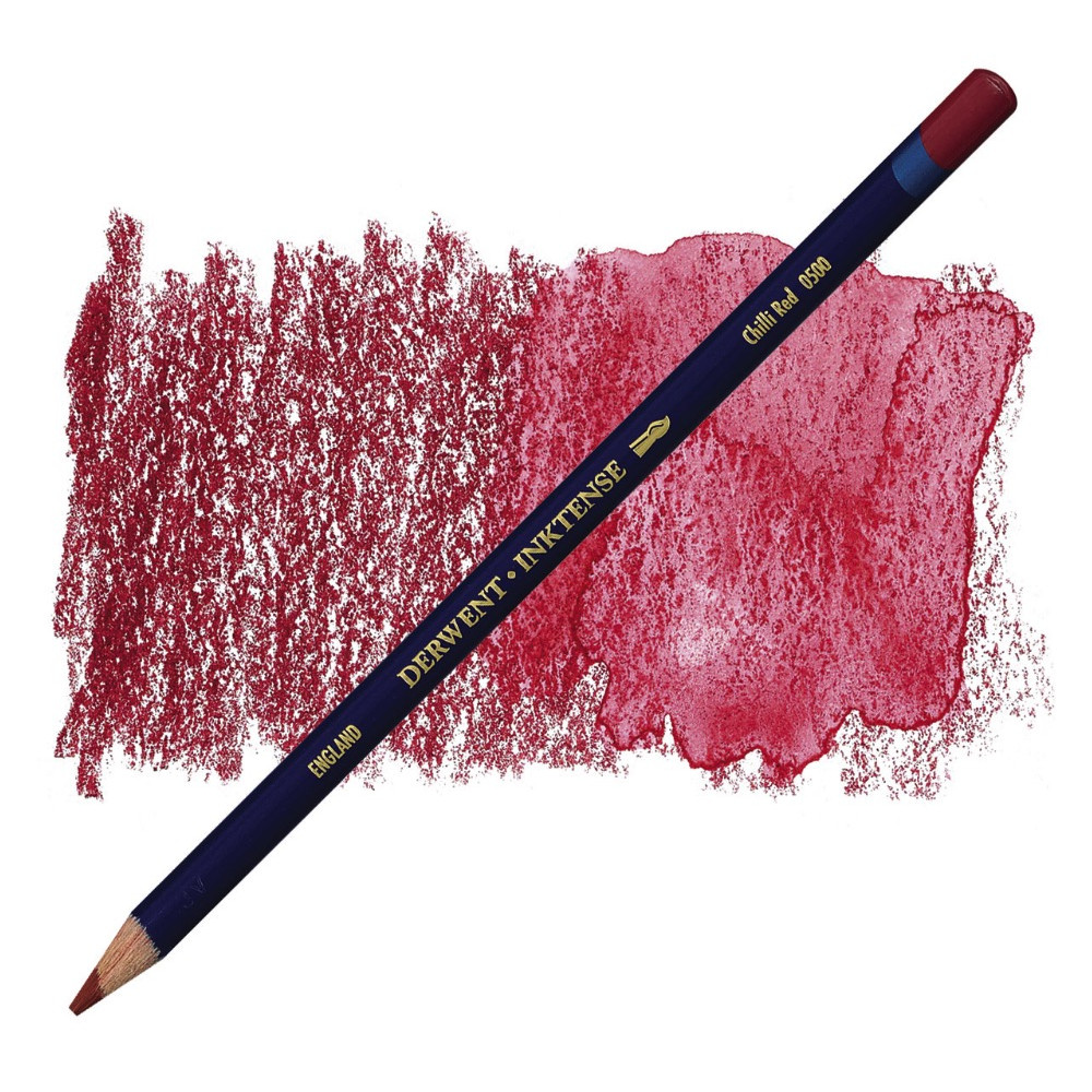 Inktense pencil - Derwent - 0500, Chilli Red