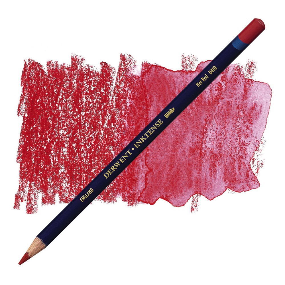 Inktense pencil - Derwent - 0410, Hot Red