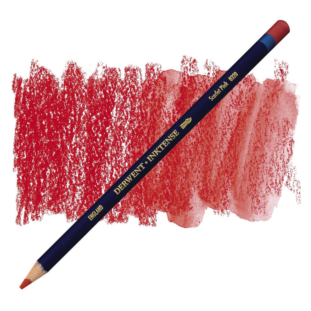Inktense pencil - Derwent - 0320, Scarlet Pink