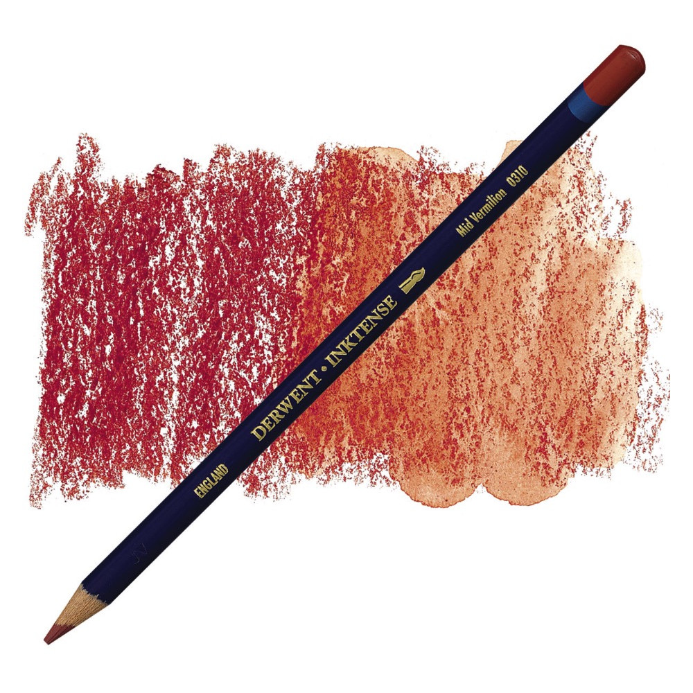 Inktense pencil - Derwent - 0310, Mid Vermillion