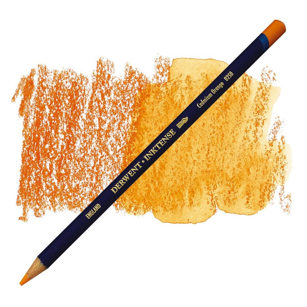 Inktense pencil - Derwent - 0250, Cadmium Orange
