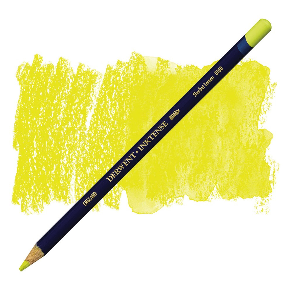 Inktense pencil - Derwent - 0100, Sherbert Lemon