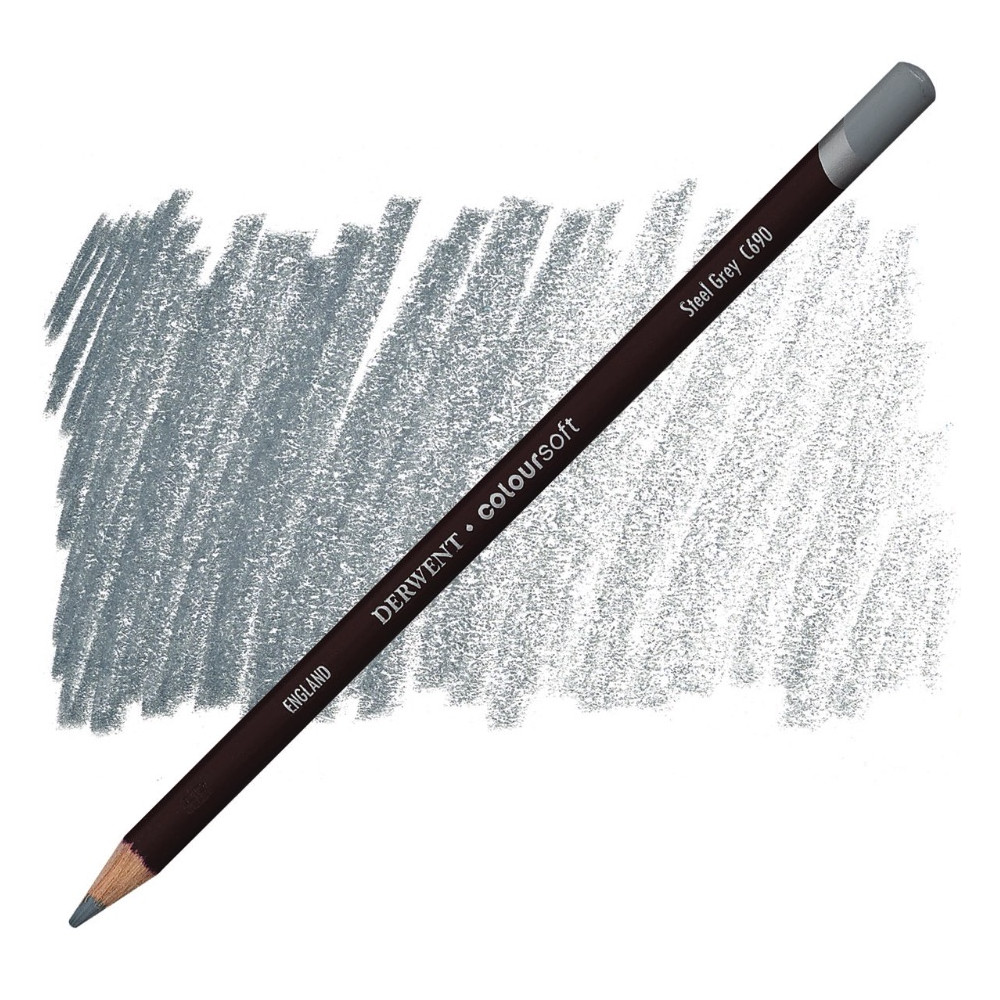 Coloursoft pencil - Derwent - C690, Steel Grey