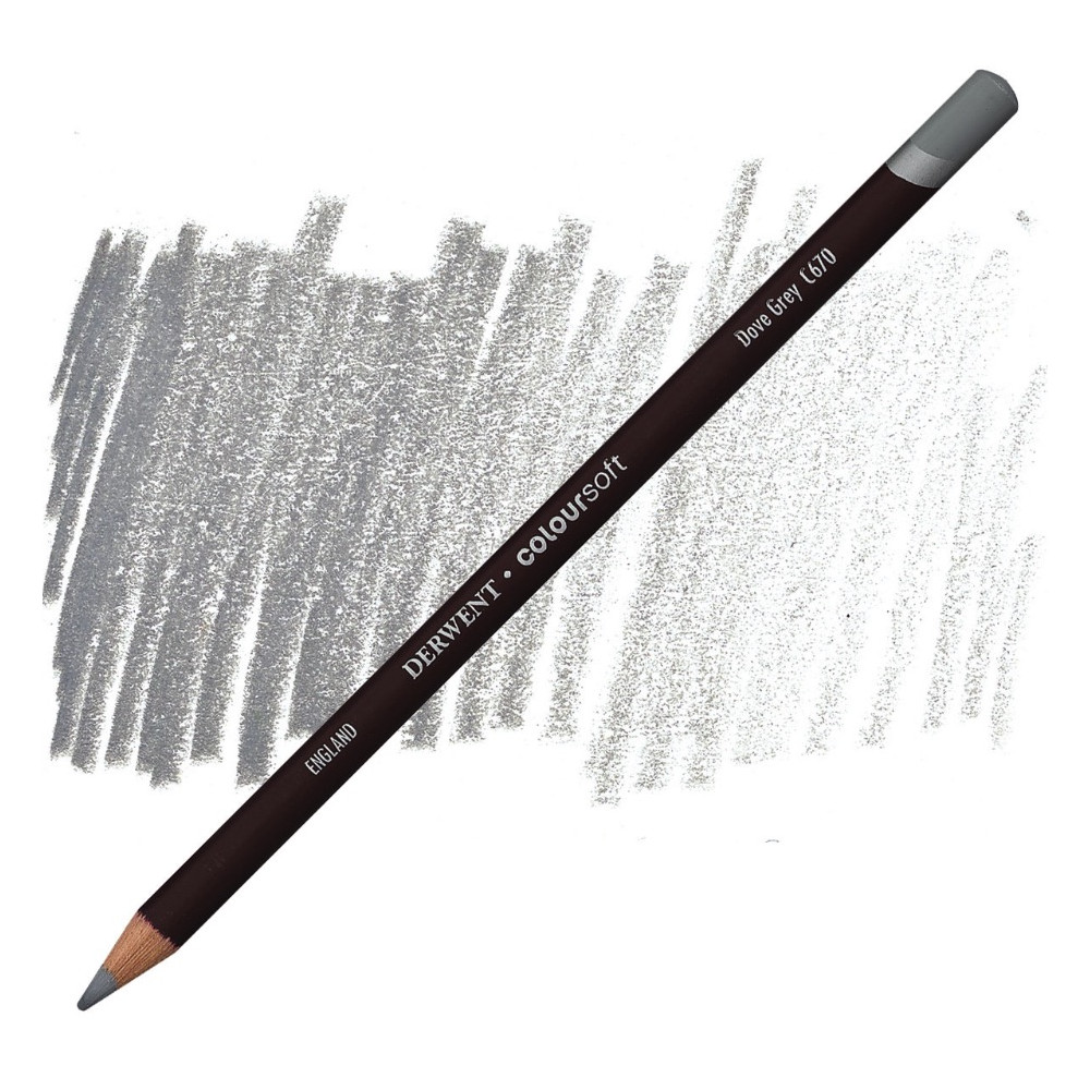 Coloursoft pencil - Derwent - C670, Dove Grey