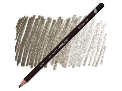 Coloursoft pencil - Derwent - C520, Dark Brown
