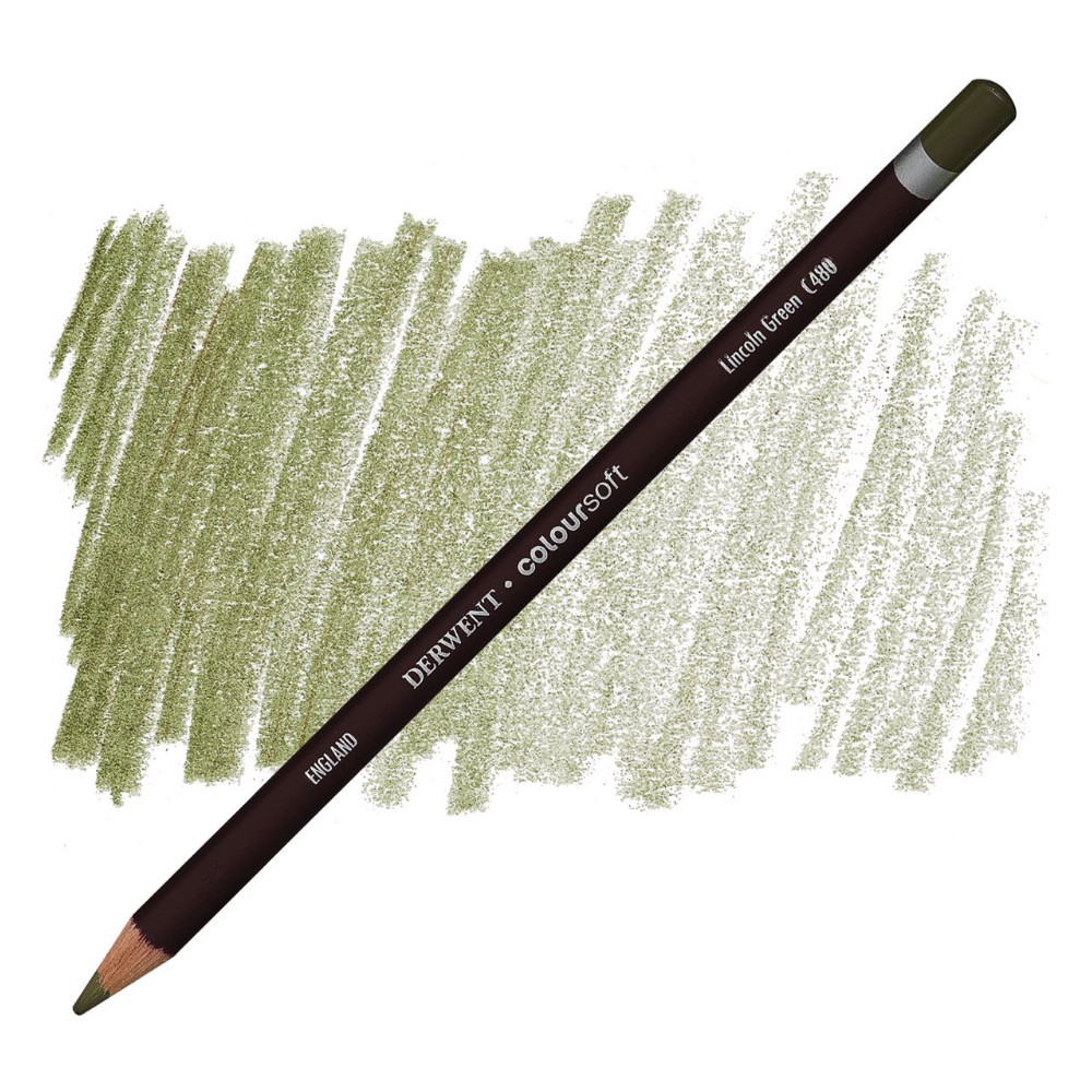Coloursoft pencil - Derwent - C480, Lincoln Green