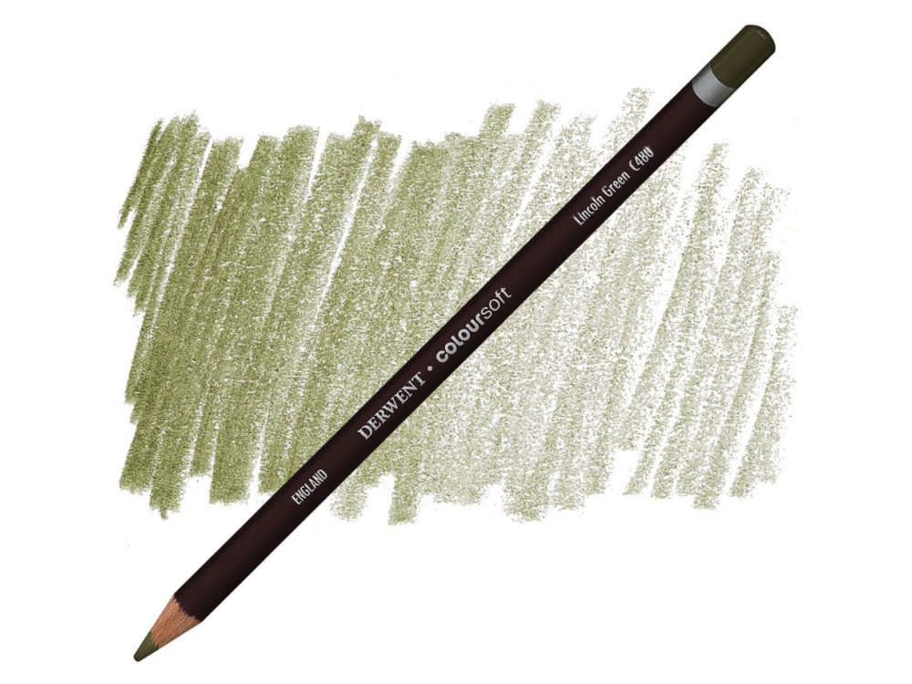Coloursoft pencil - Derwent - C480, Lincoln Green