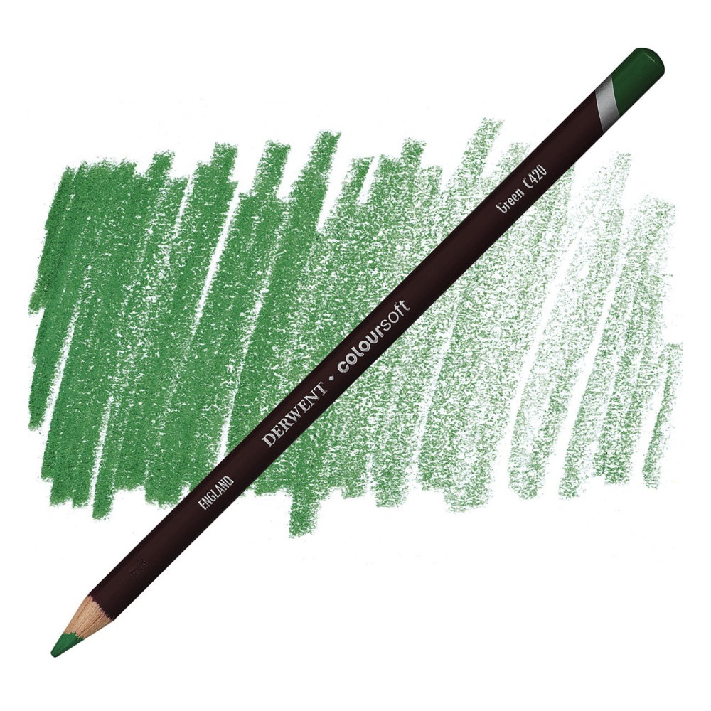 Coloursoft pencil - Derwent - C420, Green