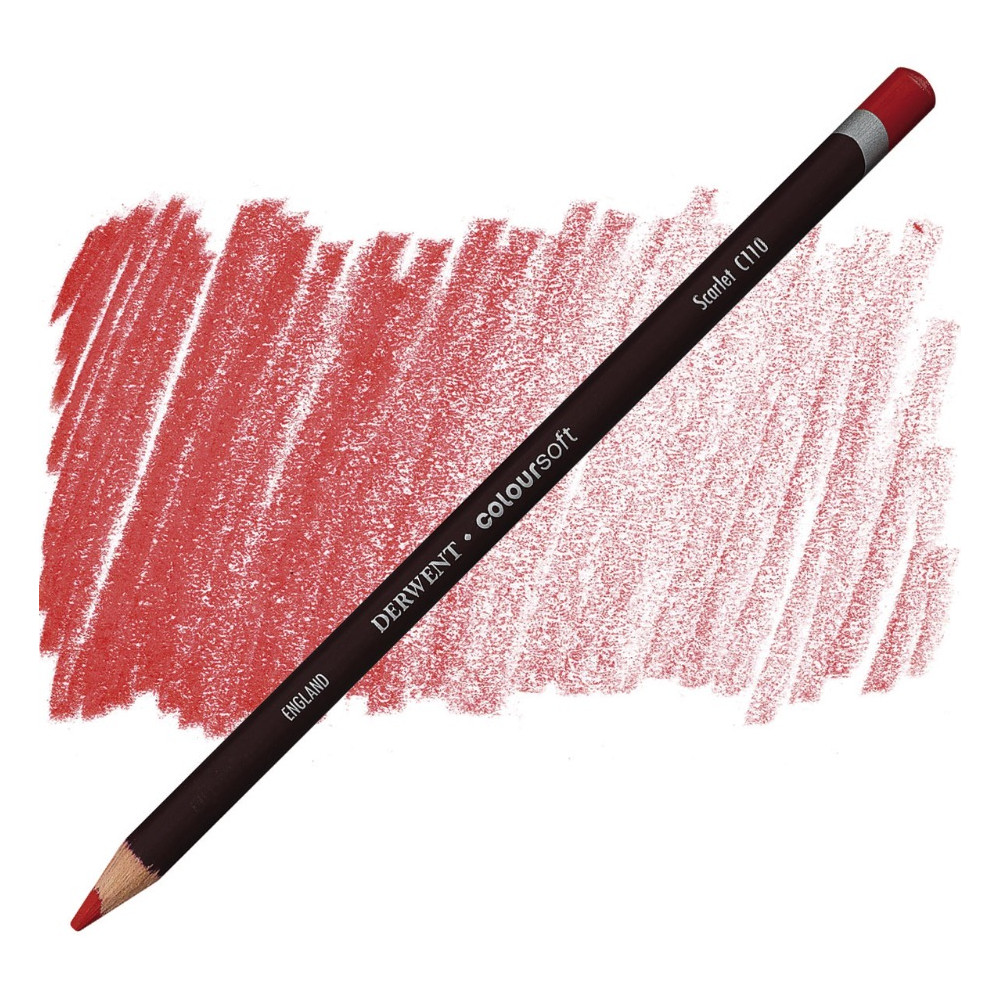 Coloursoft pencil - Derwent - C110, Scarlet
