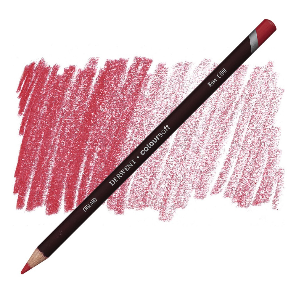 Coloursoft pencil - Derwent - C100, Rose