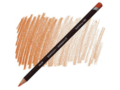 Kredka Coloursoft - Derwent - C080, Bright Orange