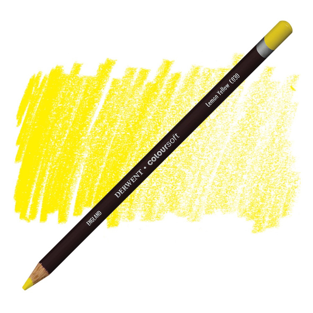 Coloursoft pencil - Derwent - C030, Lemon Yellow