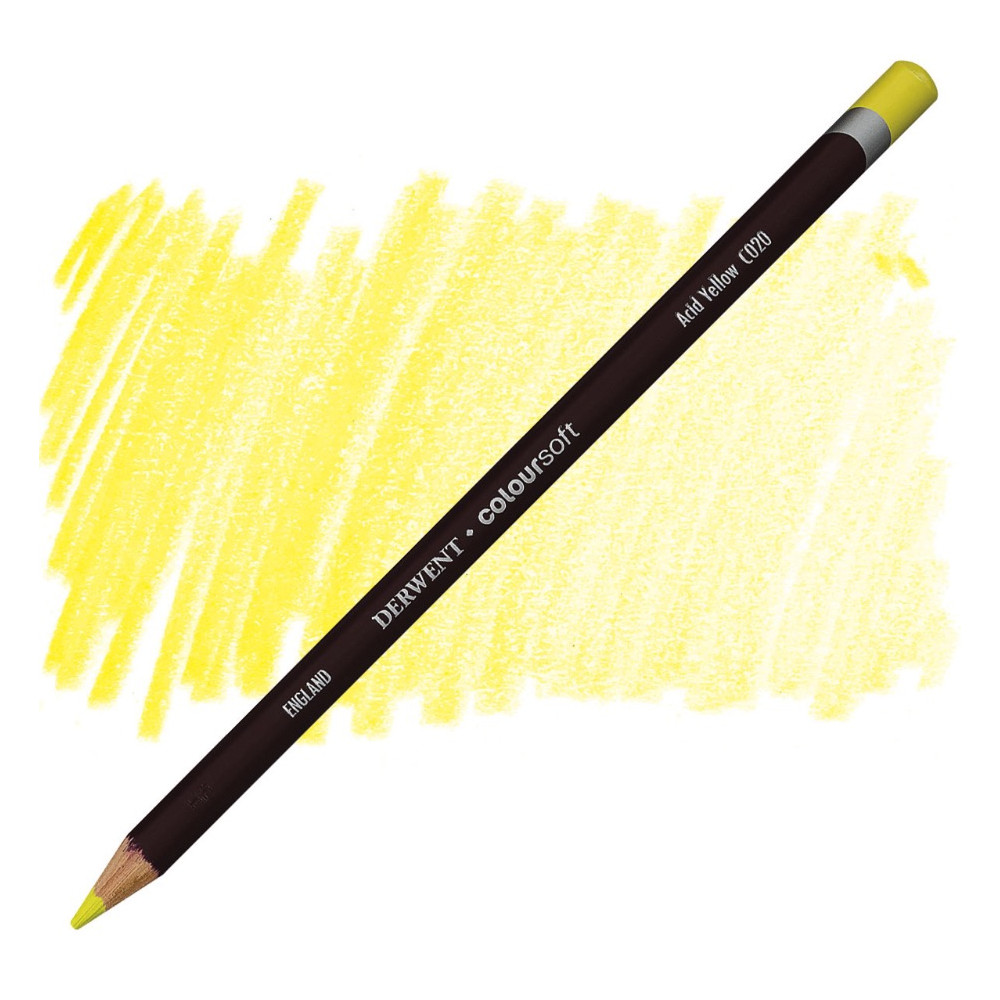 Coloursoft pencil - Derwent - C020, Acid Yellow