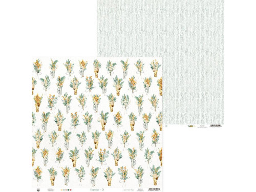 Papier do scrapbookingu 30,5 x 30,5 cm - Piątek Trzynastego - Flowerish 04