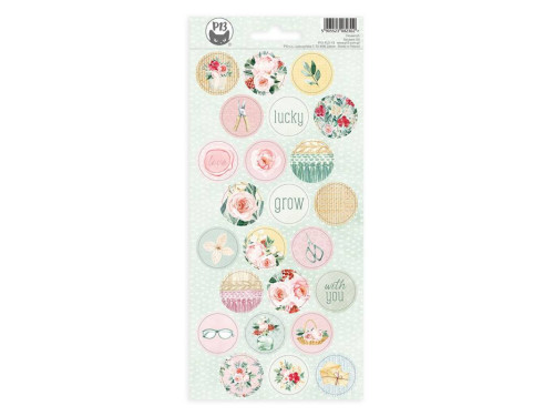 Set of paper stickers 10,5 x 23 cm - Piątek Trzynastego - Flowerish 03