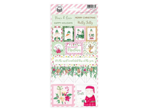 Set of paper stickers 10,5 x 23 cm - Piątek Trzynastego - Santa's Workshop 02