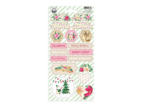 Set of cardboard stickers 10,5 x 22 cm - Piątek Trzynastego - Santa's Workshop 03