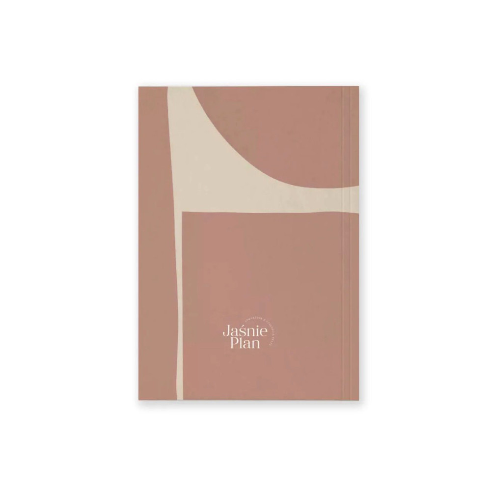 Notebook A5 - Jaśnie Plan - pink, dotted, 100g/m2, 120 pages