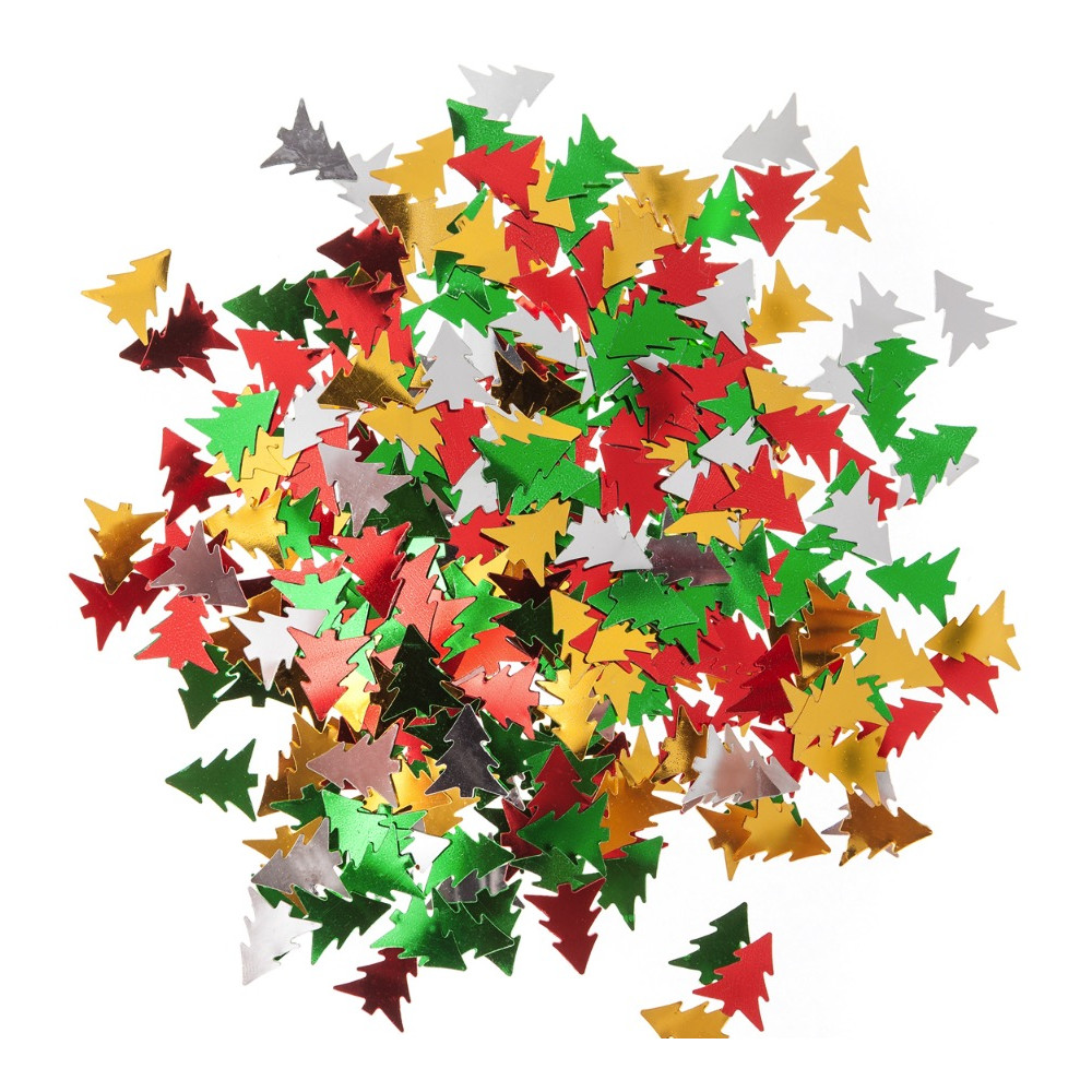 Decorative sequins Christmas Trees - DpCraft - colorful, 15 g