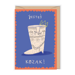 Greeting card 12 x 17 cm - Cudowianki - Jesteś Kozak