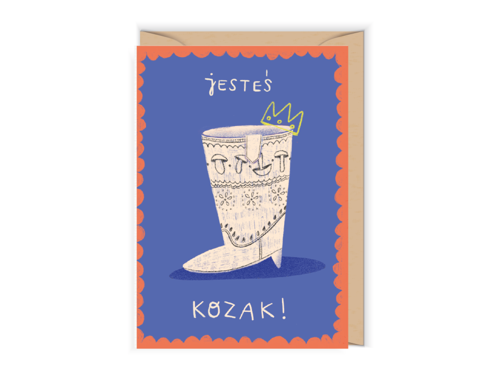 Kartka okolicznościowa A6 - Cudowianki - Jesteś Kozak