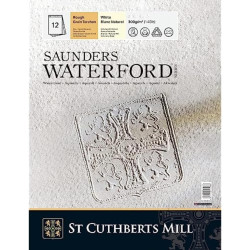 Saunders Waterford watercolor paper pad - rough, 23 x 31 cm, 300 g, 12 sheets