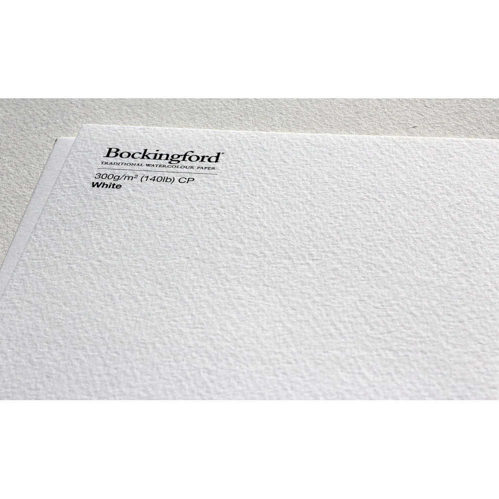 BOCKINGFORD WATERCOLOUR GLUED PAPER PAD - CP (NOT) - 300gsm - 140lb - 12  sheets