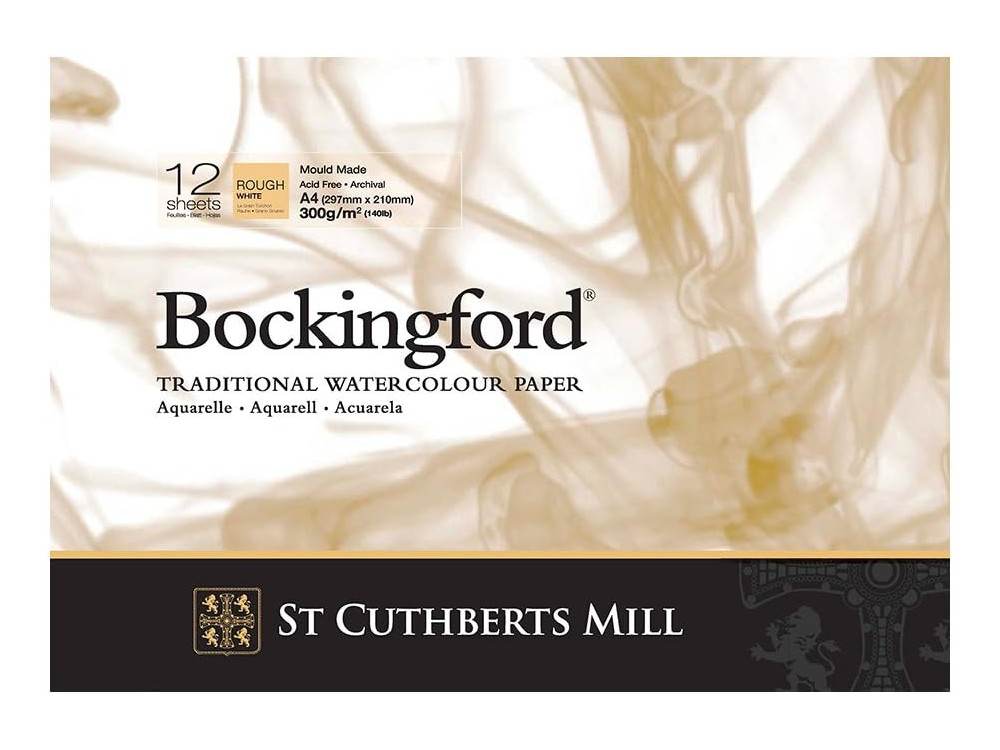 Blok do akwareli Bockingford - rough, 21 x 29,7 cm, 300 g, 12 ark.