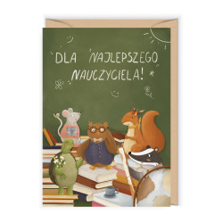 Greeting card 12 x 17 cm - Cudowianki - Teacher's Day
