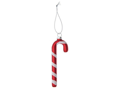 Glass Candy Cane pendants - Rico Design - 12 cm