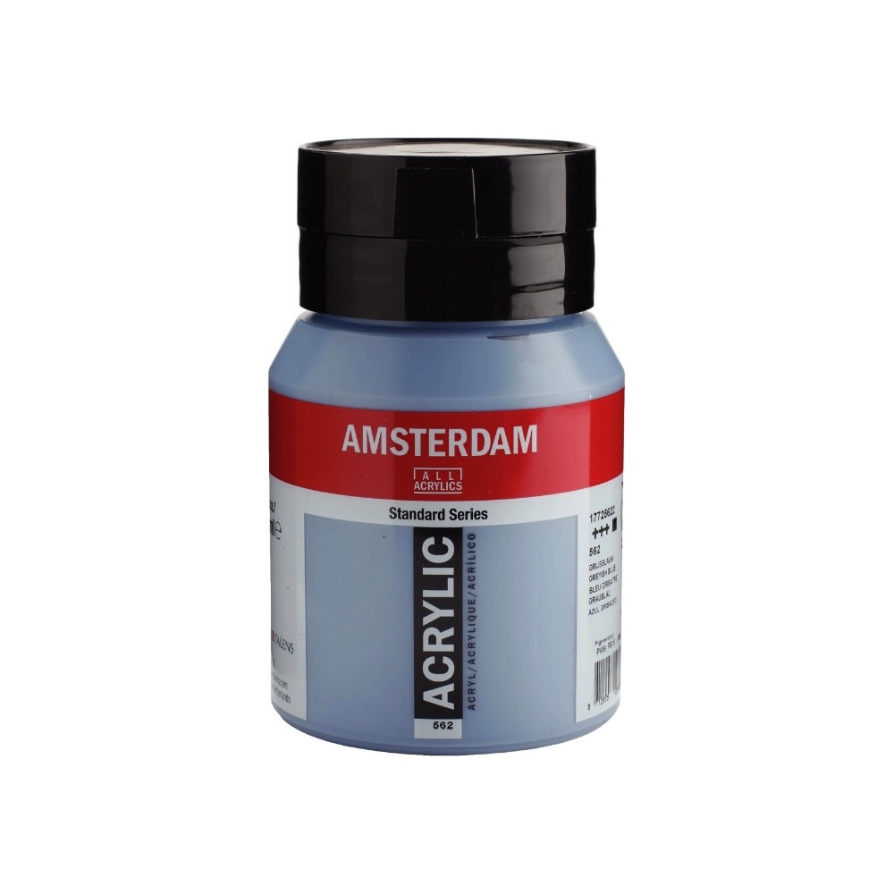 Acrylic paint in jar - Amsterdam - 562, Greyish Blue, 500 ml